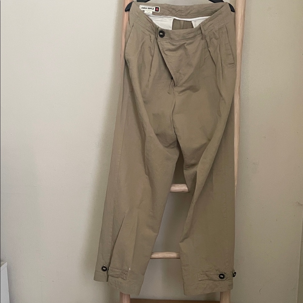 Zara Men's Khaki Chinos